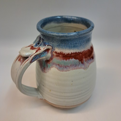Click to view detail for #241130 Hot/Cold Mug  Red/White/Blue $19